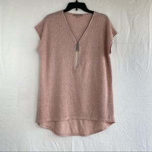 Joan Vass Studio light pink shirt